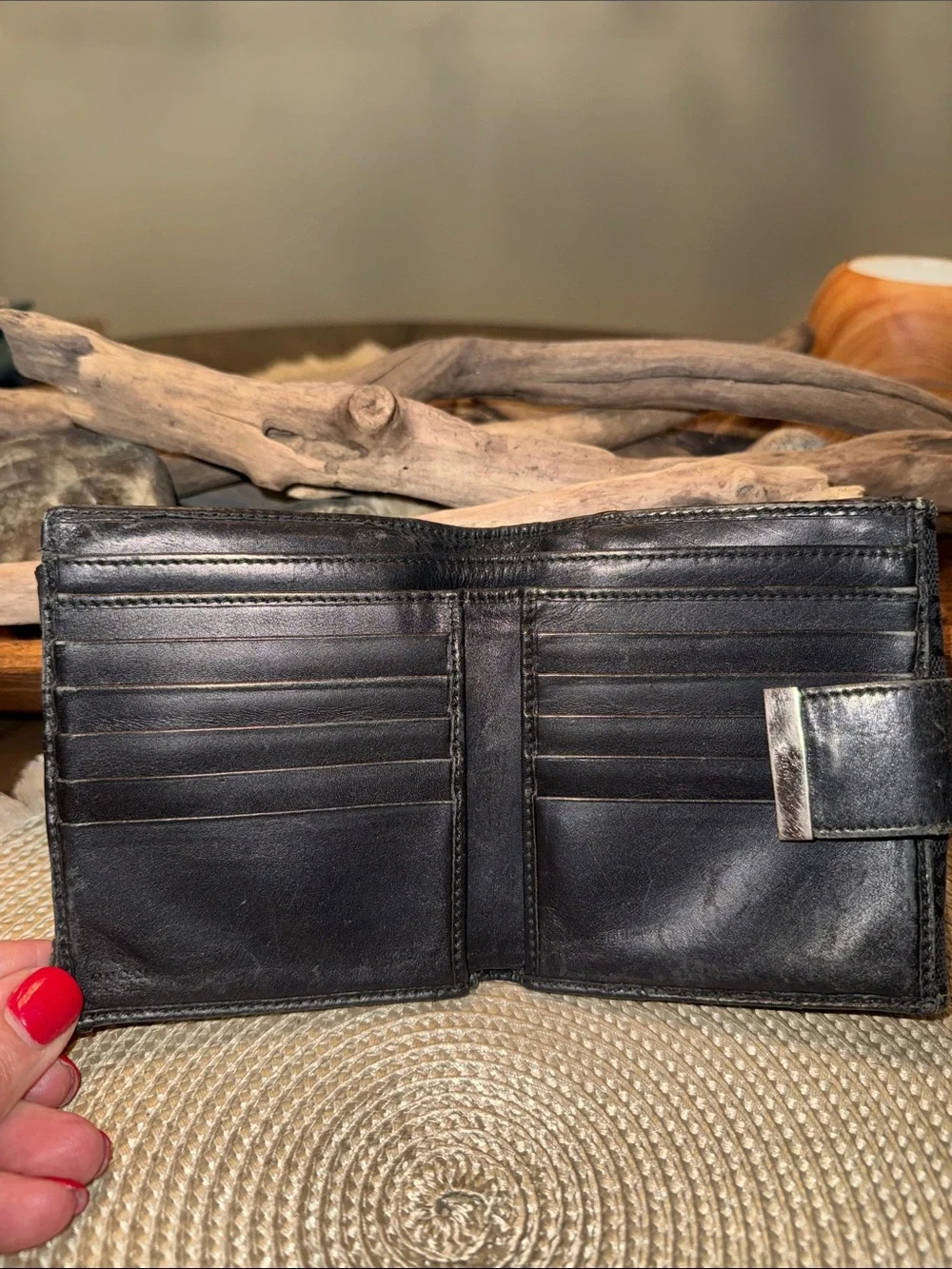 Gucci Men’s Black GG Canvas Bifold Wallet